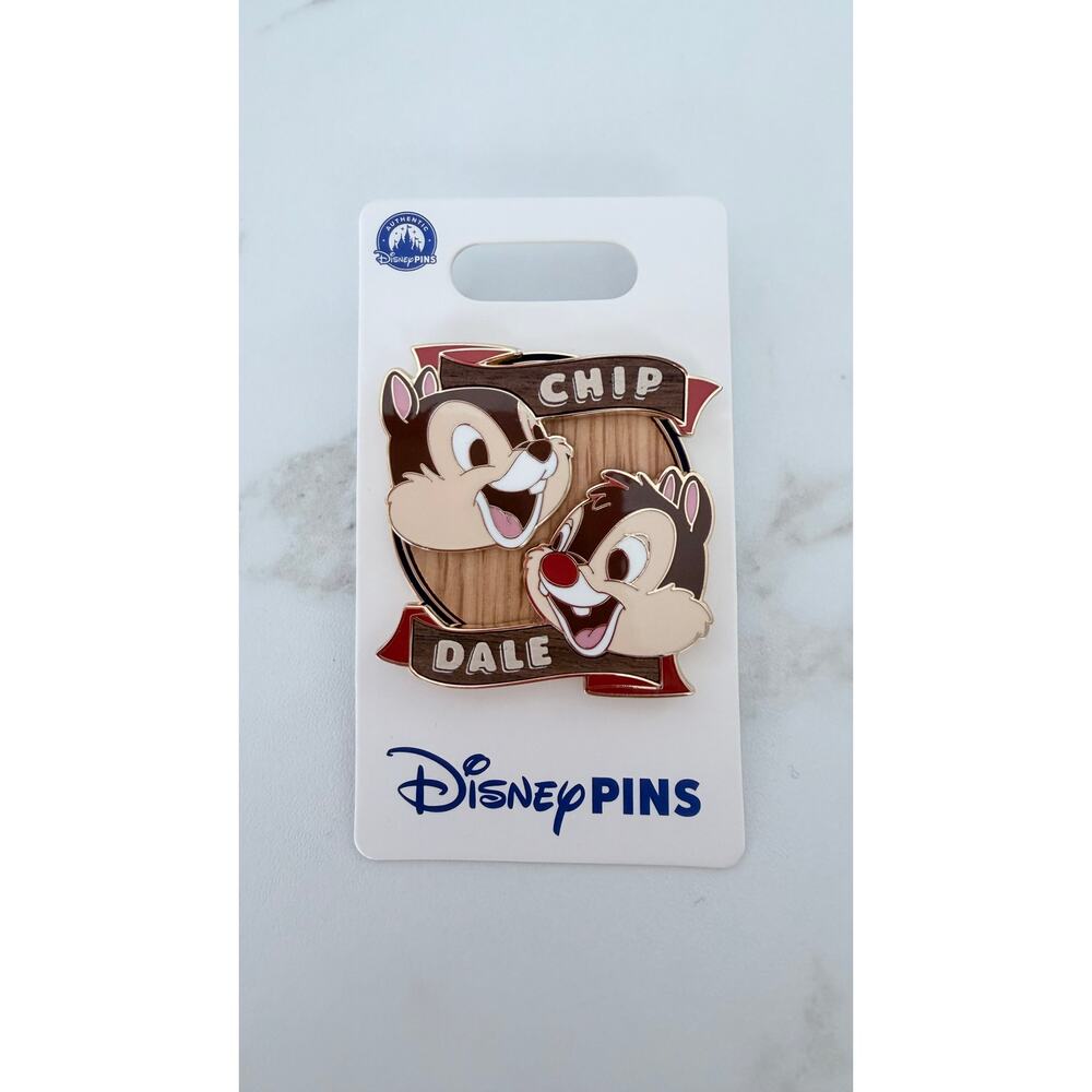 Disney Parks Chip 'n Dale Classic Characters Pin NEW